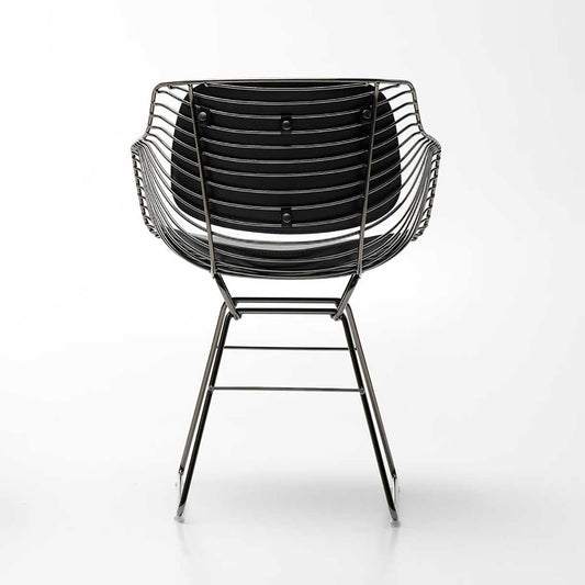 Flow Filo Slim Chair | Bronze Painted Frame