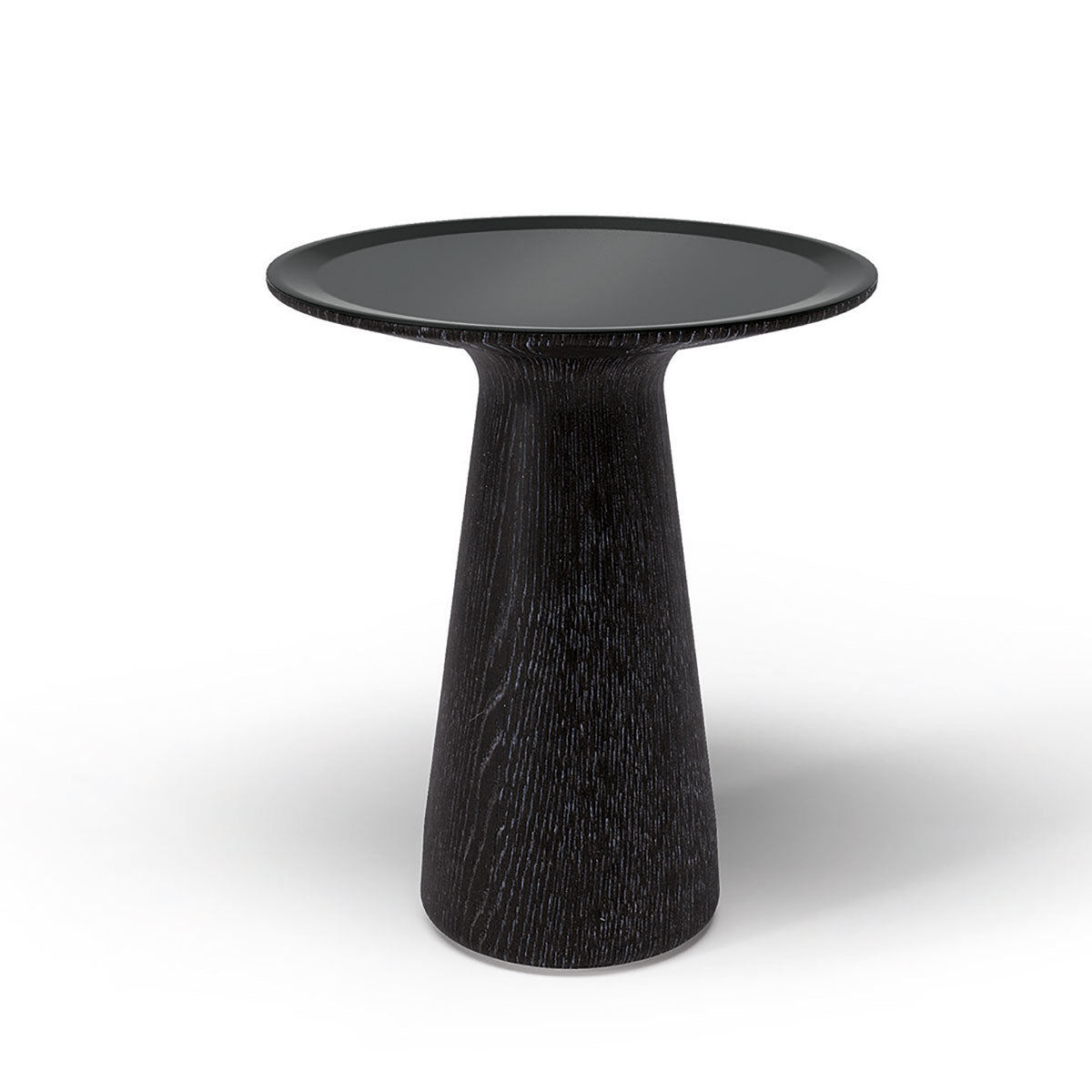 Foster 620 Side Table | Matt Black Top