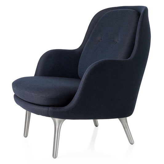 Fri Chair | Dark Navy Blue Sunniva 192 Upholstery