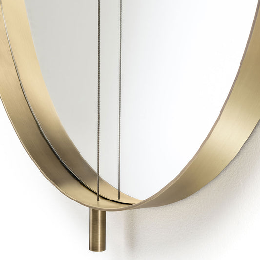 Galileo Mirror 90cm | Dark Bronze Frame