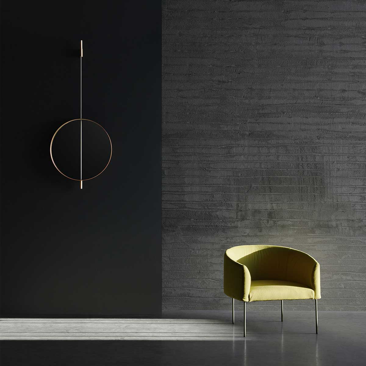 Galileo Mirror 90cm | Dark Bronze Frame