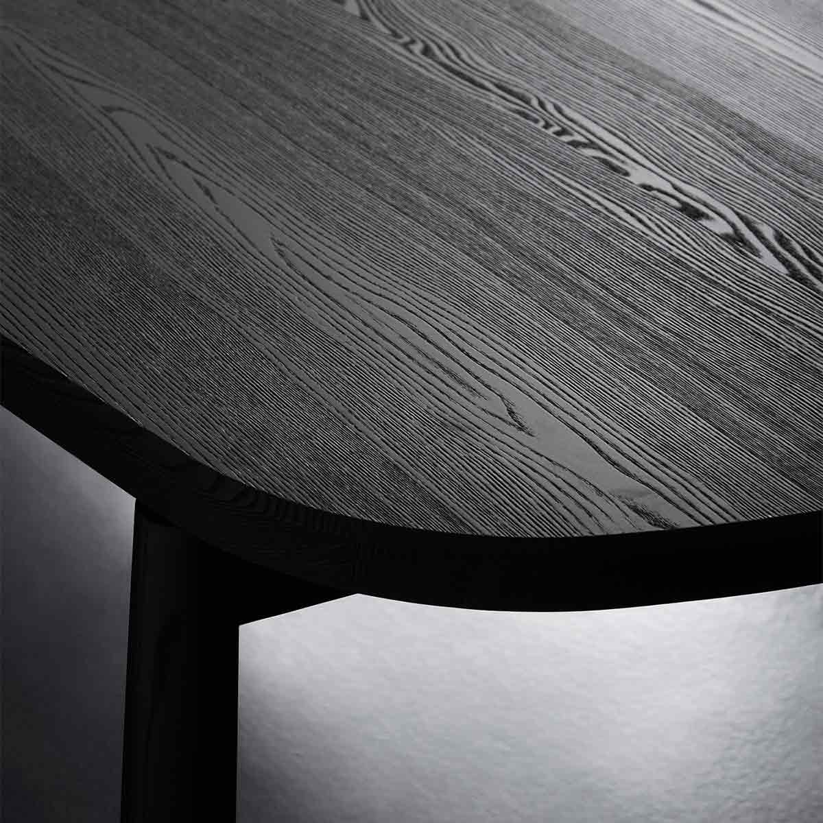 Galileo Dining Table | Black Stained Ash