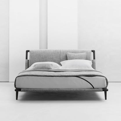 Gaudi Bed 180x200cm | Grey Melange 0801 Walker Fabric