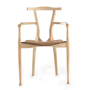 Gaulino Chair | Natural Hide Seat