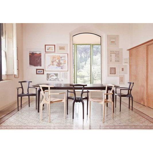 Gaulino Chair | Black Hide Seat