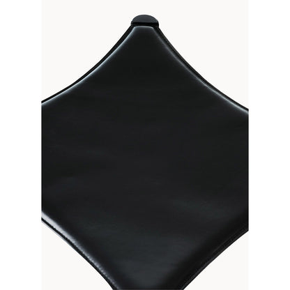 Gaulino Stool | Black Hide Seat