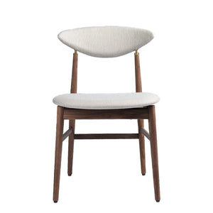 Gent Dining Chair | Ivory Tempt 61169 Upholstery