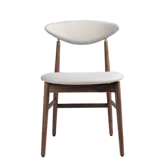 Gent Dining Chair | Ivory Tempt 61169 Upholstery