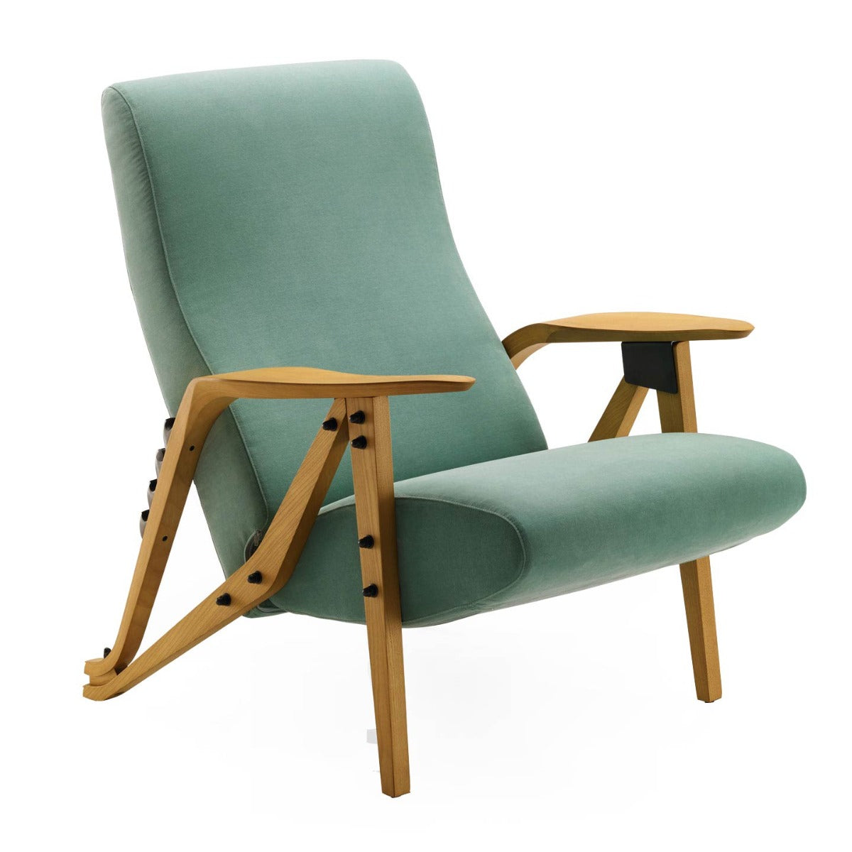 Gilda Reclining Chair | Teatro 26942 Sea Green Fabric