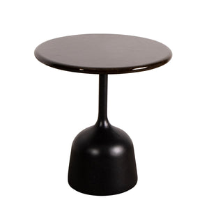 Glaze Coffee Table Small | Black Glazed Lava Stone Top