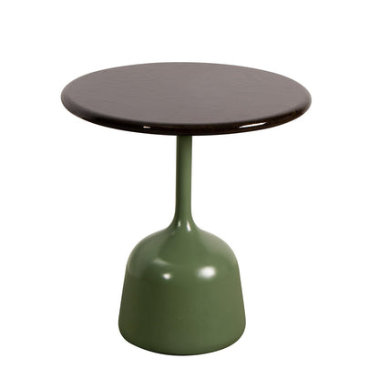 Glaze Coffee Table Small | Black Glazed Lava Stone Top