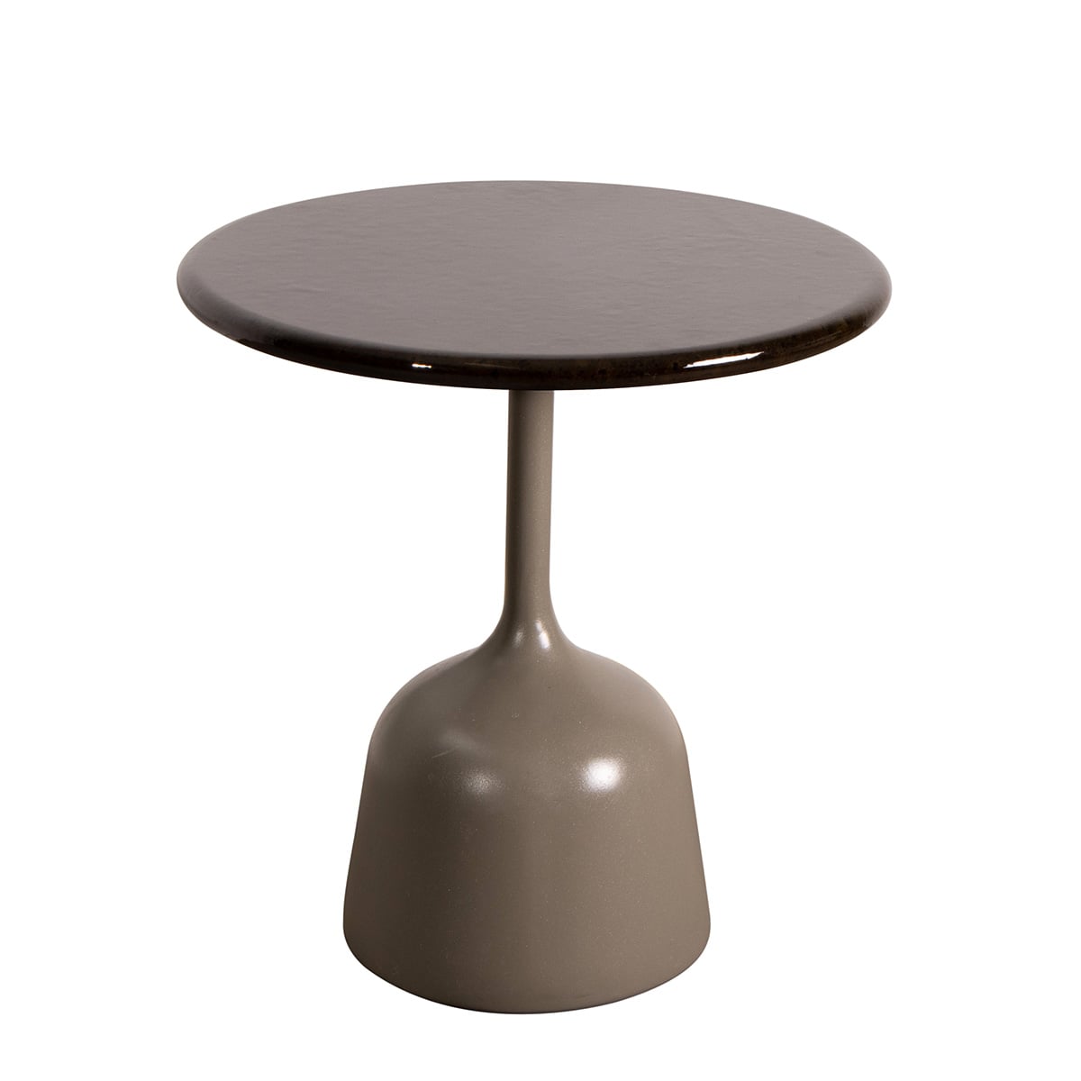 Glaze Coffee Table Small | Black Glazed Lava Stone Top