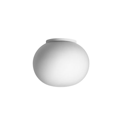Glo-Ball Mini C/W | Opaline Glass