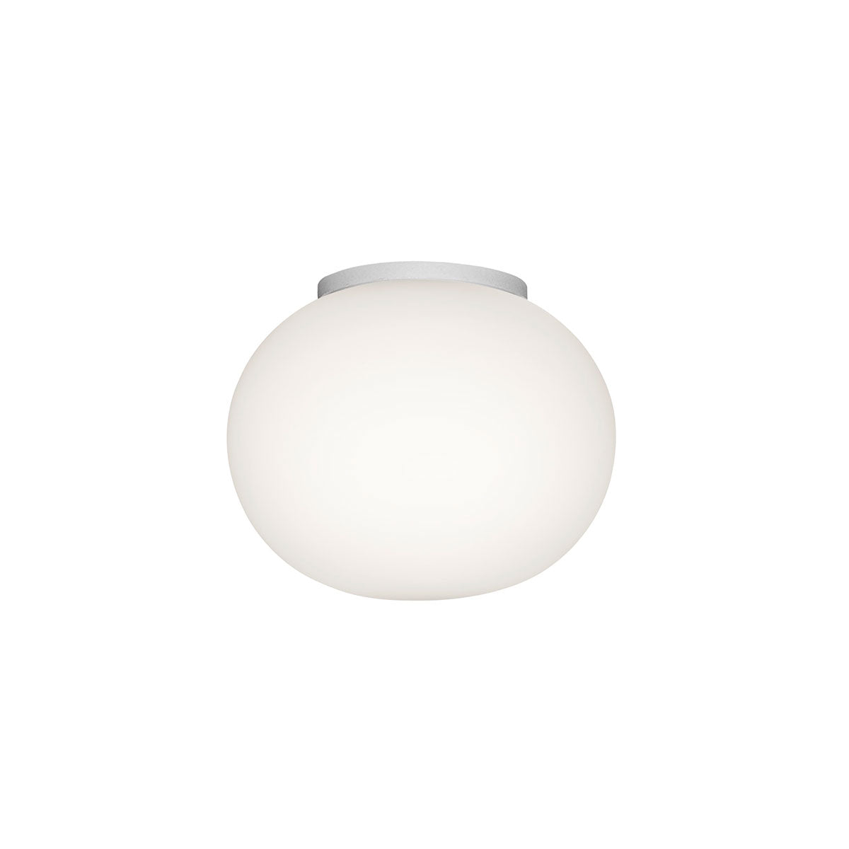 Glo-Ball Mini C/W | Opaline Glass