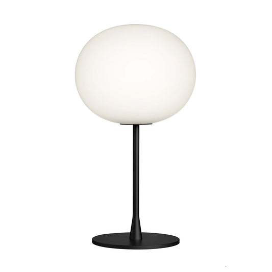 Glo-Ball T1 Small Table Lamp | Matt Black Stem and Base