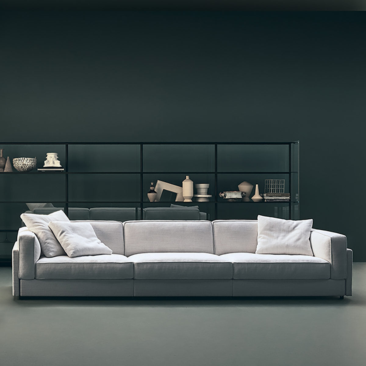Gould Extra Large Sofa | Light Grey 03 West Fabric Upholstery