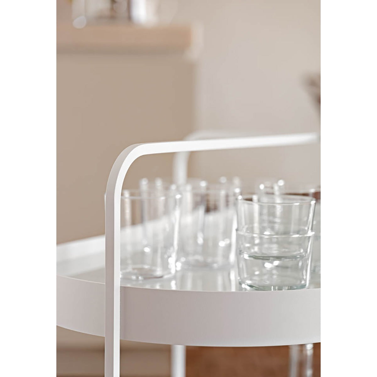 Grace Trolley | Grey White Powder Coated