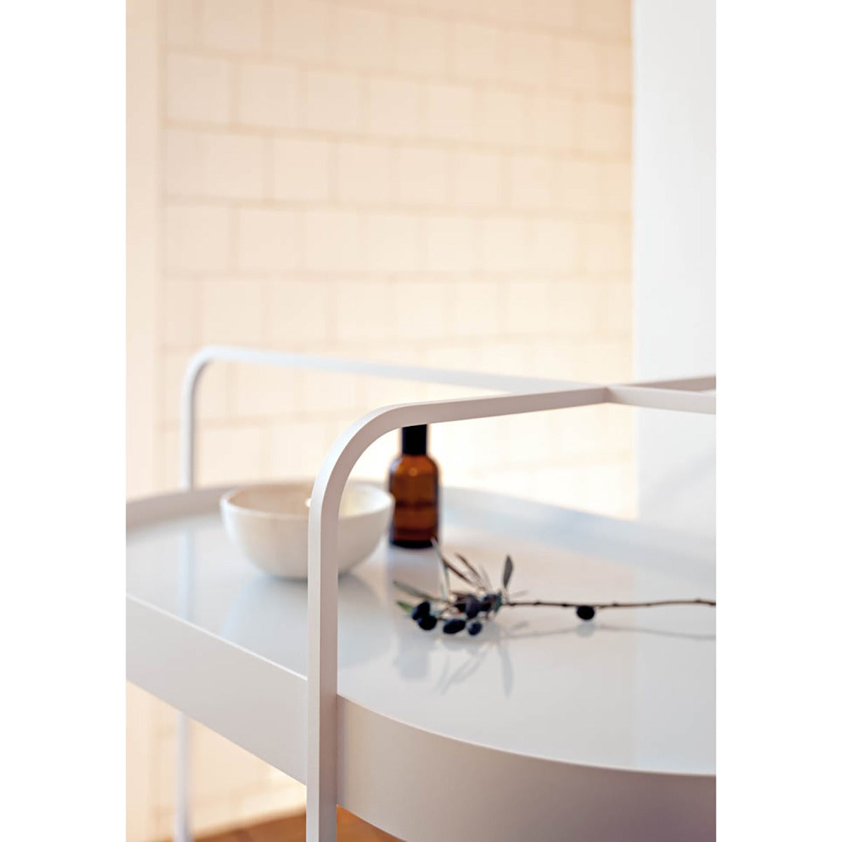 Grace Trolley | Grey White Powder Coated