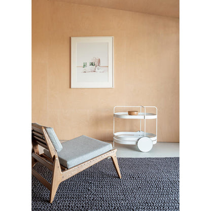 Grace Trolley | Grey White Powder Coated