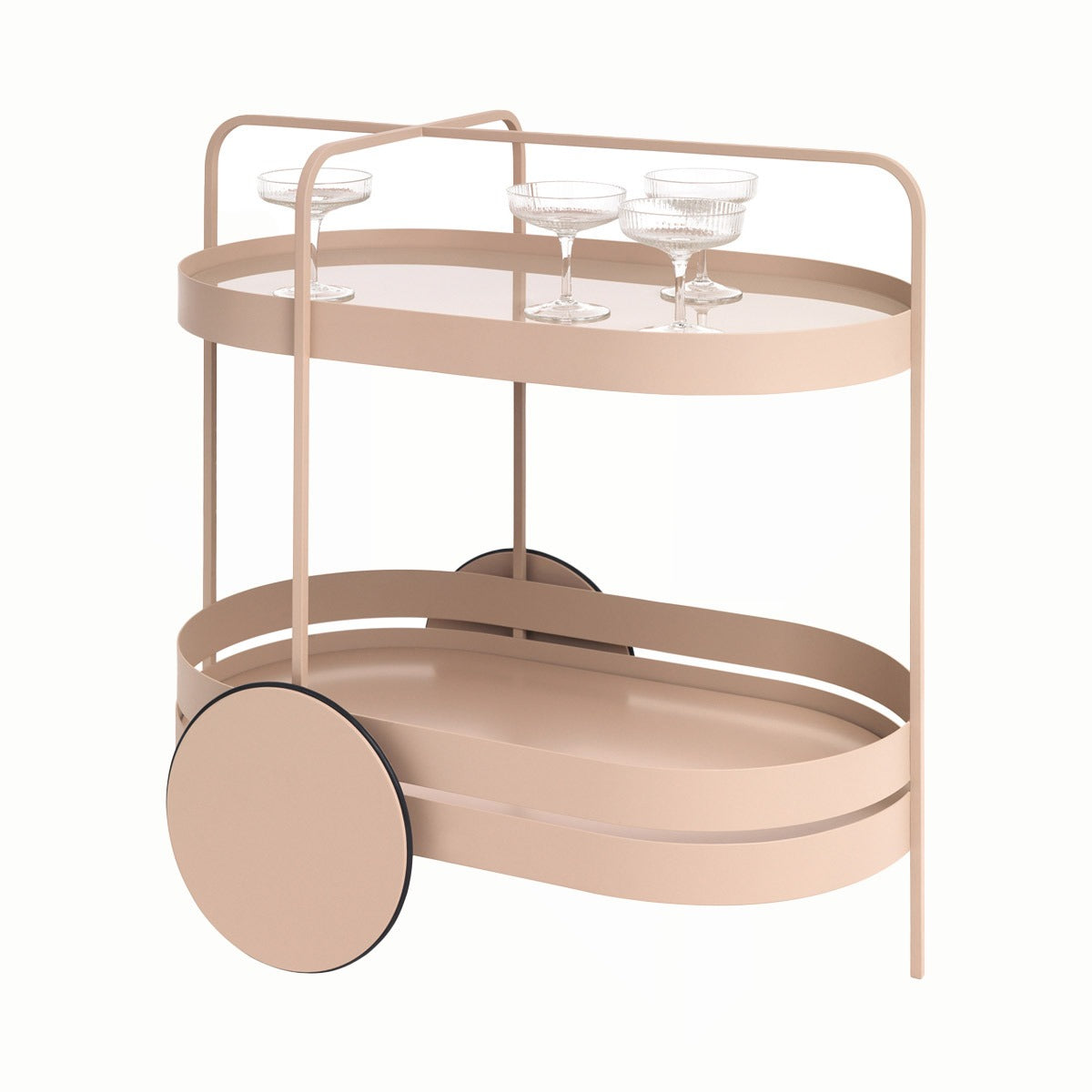 Grace Trolley | Rosewood Powder Coated
