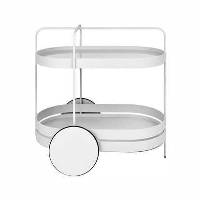 Grace Trolley | Grey White Powder Coated
