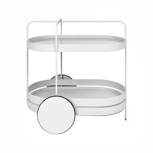 Grace Trolley | Grey White Powder Coated