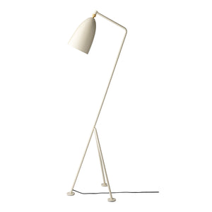 Grasshopper Floor Light | Oyster White Powdercoated Metal