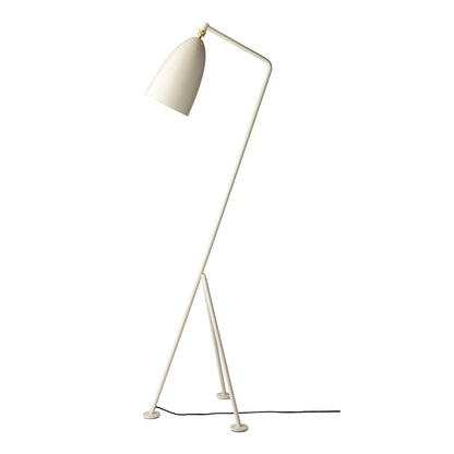 Grasshopper Floor Light | Oyster White Powdercoated Metal