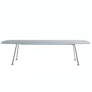 Grasshopper Dining Table | Grey Statuarietto Marble Top