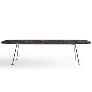 Grasshopper Dining Table | Rosso Rubino Marble Top