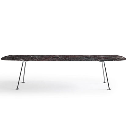 Grasshopper Dining Table | Rosso Rubino Marble Top