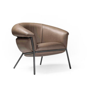 Grasso Armchair | Grey V22 Vintage Leather