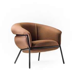 Grasso Armchair | Aged Camel V18 Vintage Leather