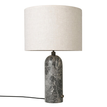 Gravity Table Lamp Large | Grey Emperador Marble