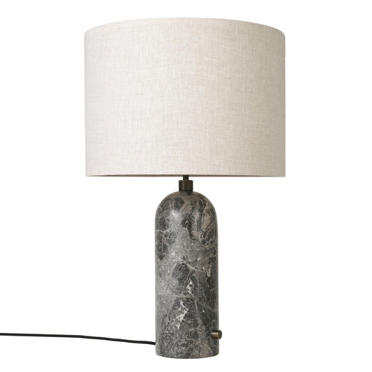 Gravity Table Lamp Large | Grey Emperador Marble