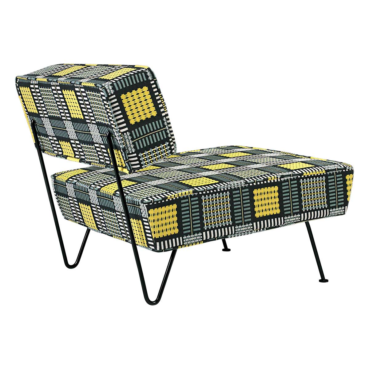 GT Lounge Chair | Mid Blue 733 Vidar Fabric