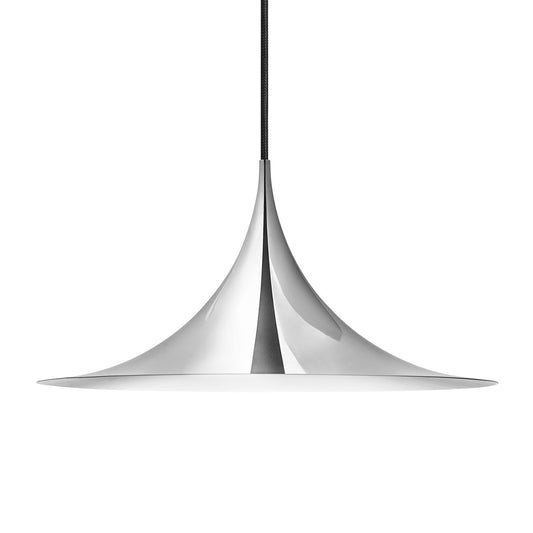 Semi Pendant Light | Chrome Shade