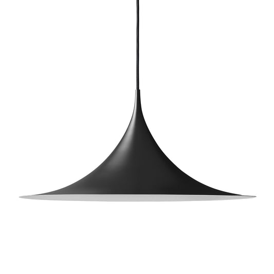 Semi Pendant Light | Matt Black Shade