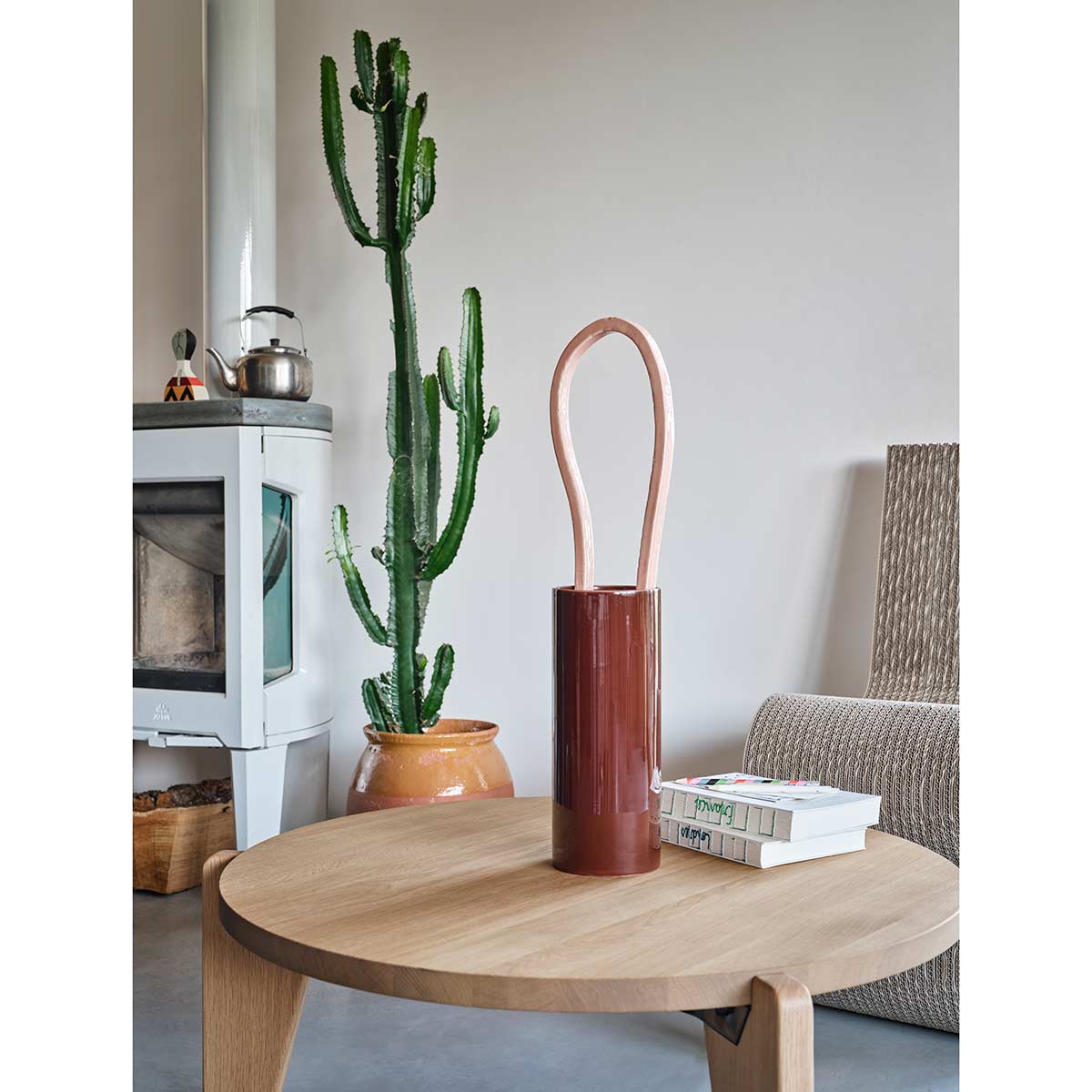 Guéridon Bas Coffee Table | Oiled Natural Oak Top