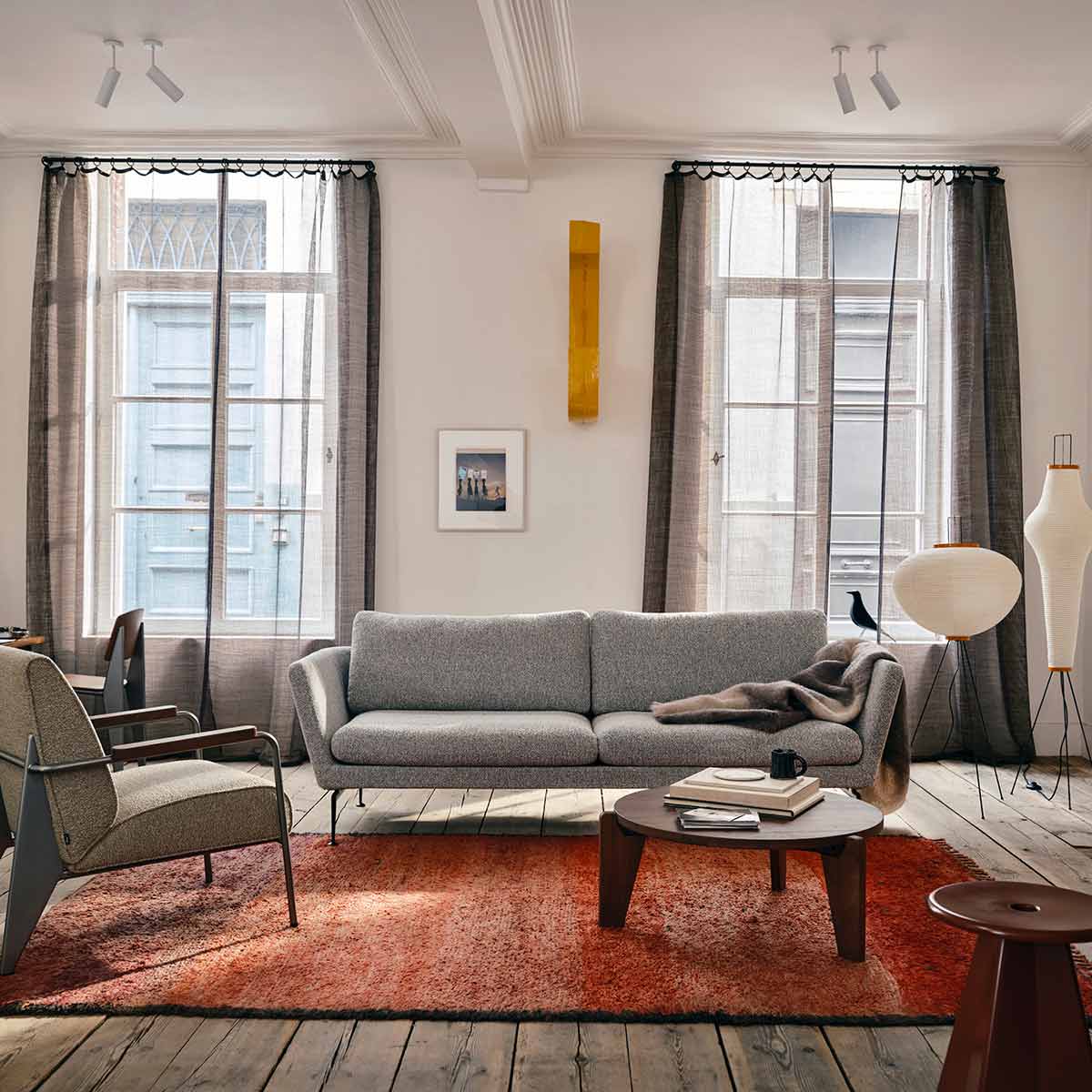 Guéridon Bas Coffee Table | Oiled American Walnut Top