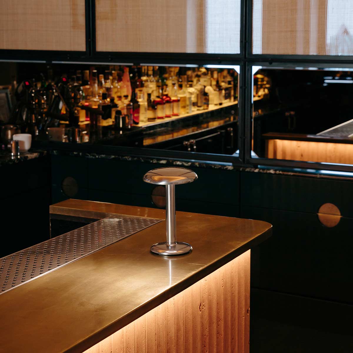 Gustave Table Light | Polished Silver