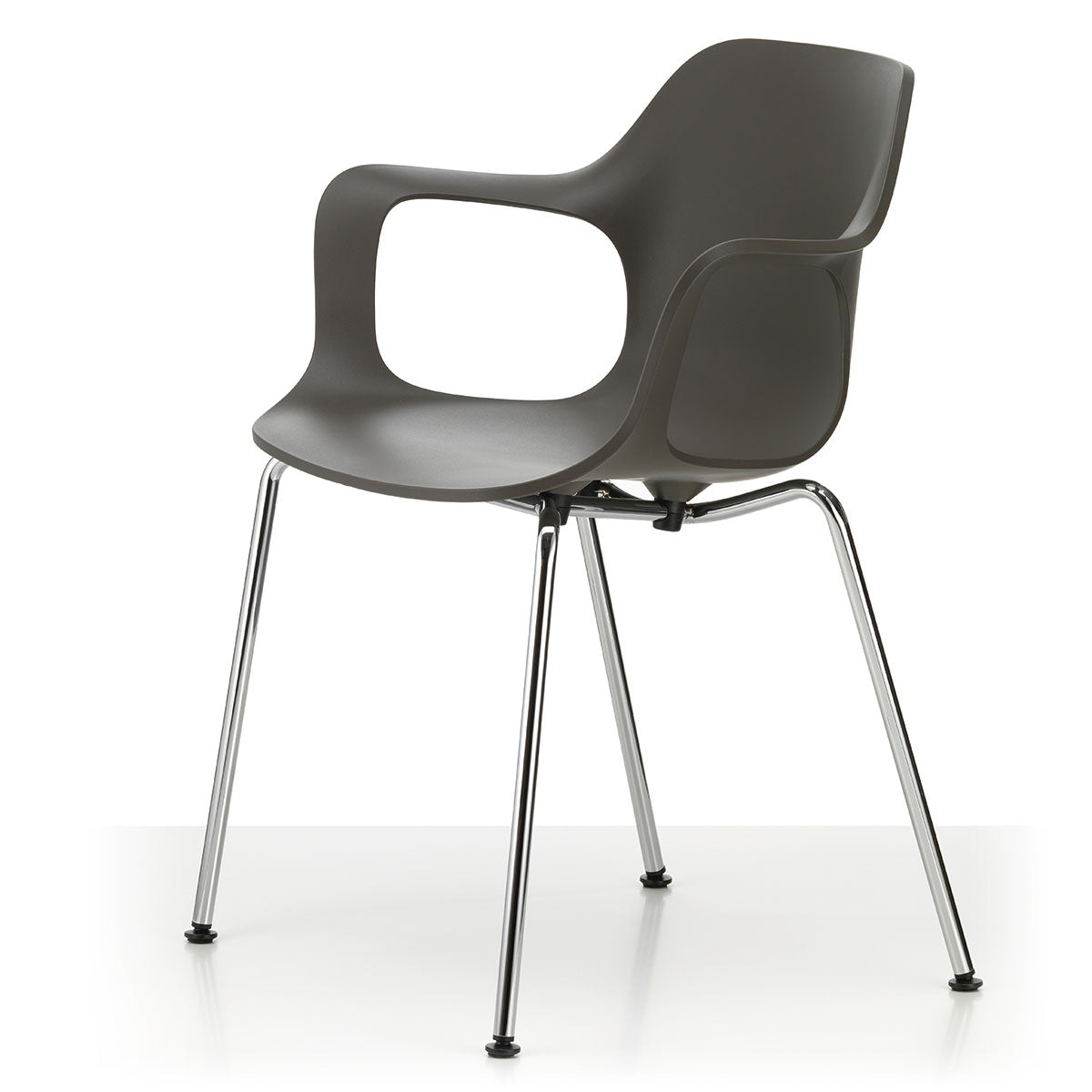 HAL RE Stackable Armchair | Basalt RE Plastic Shell