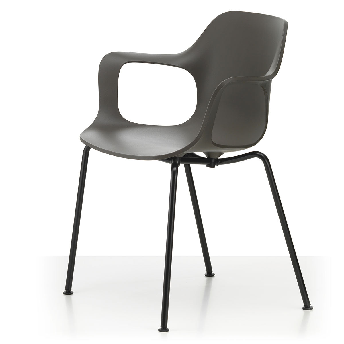 HAL RE Stackable Armchair | Basalt RE Plastic Shell