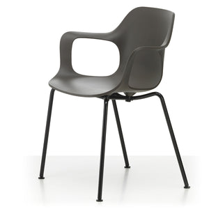 HAL RE Stackable Armchair | Basalt RE Plastic Shell