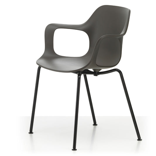 HAL RE Stackable Armchair | Basalt RE Plastic Shell