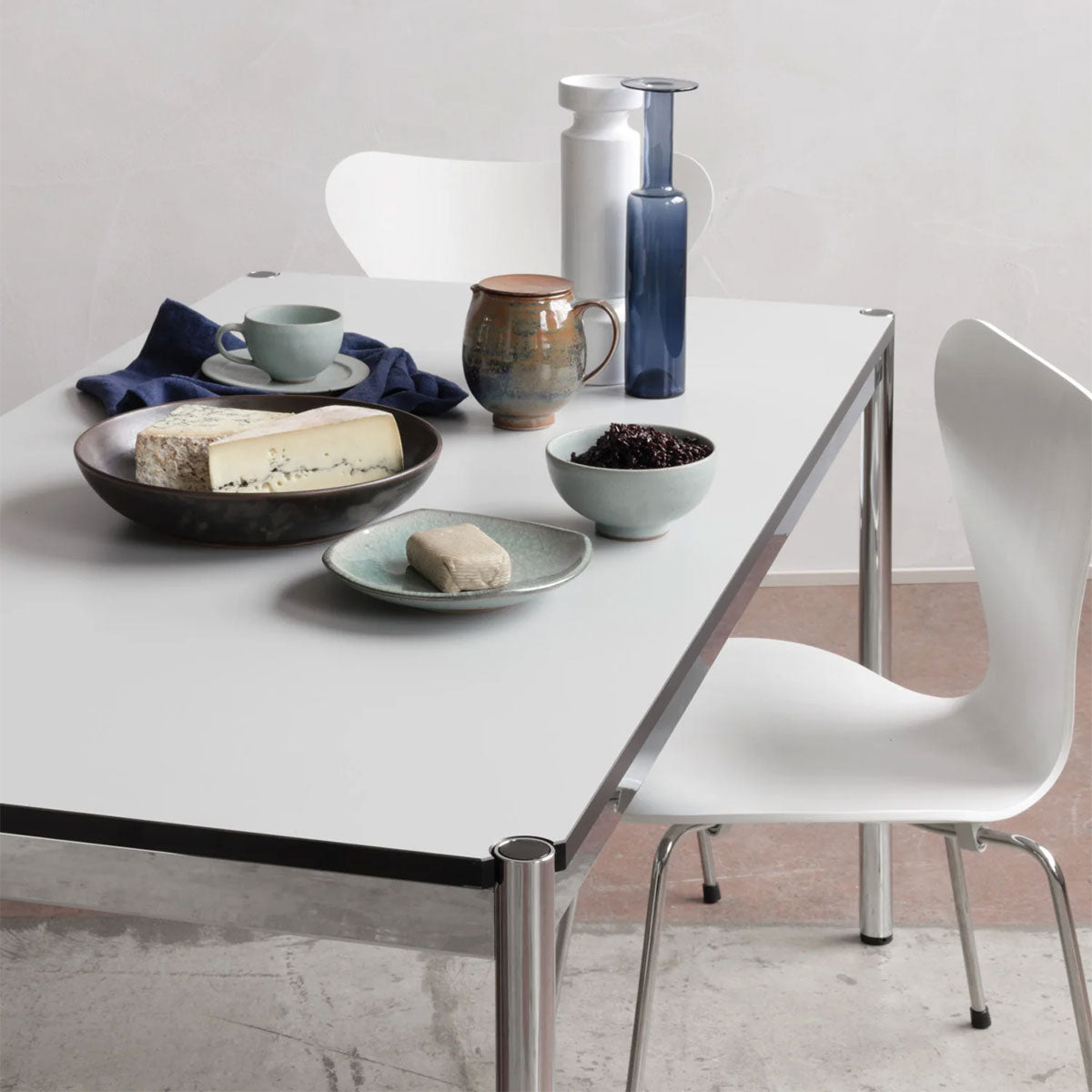 Haller Table | Pearl Grey Laminate Top