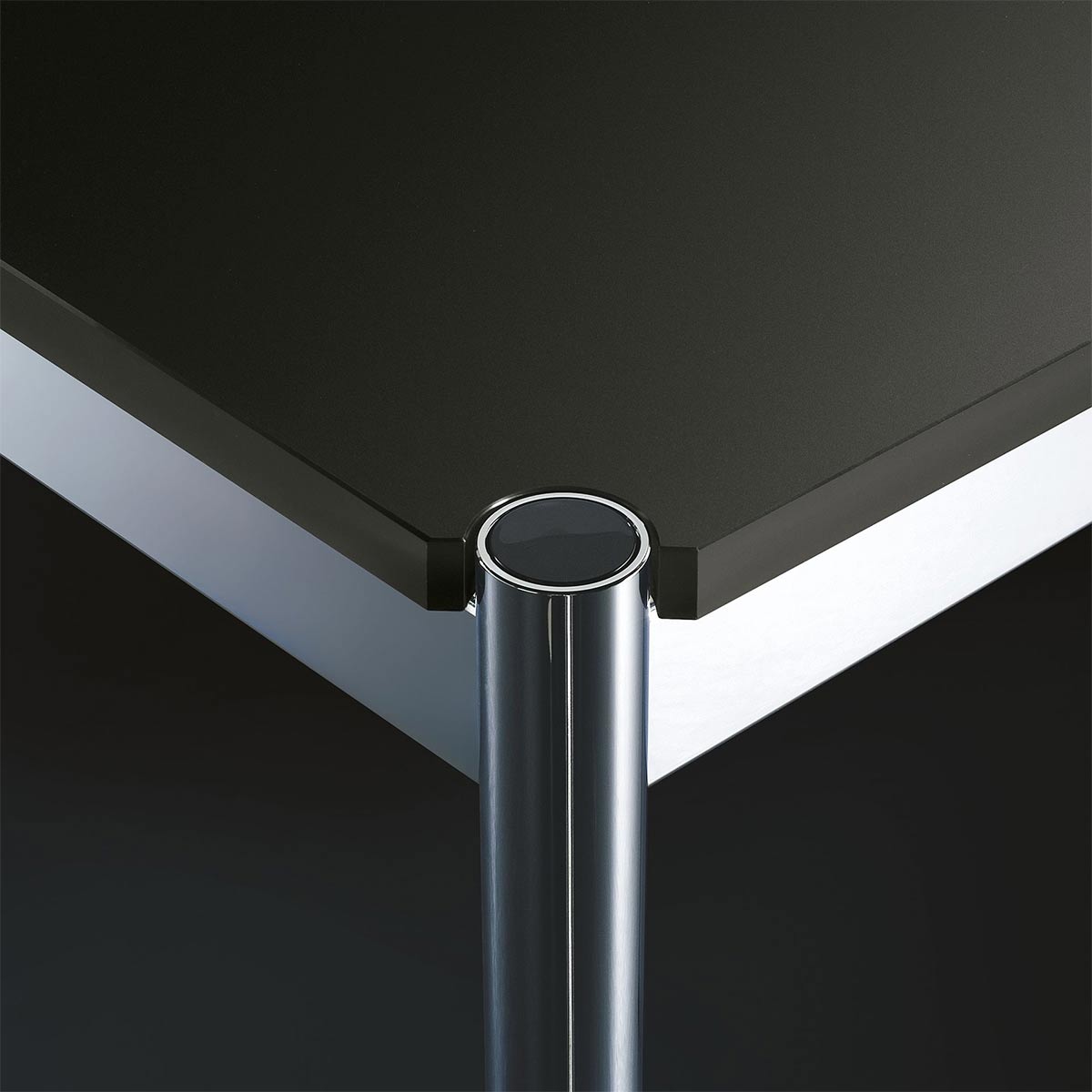 Haller Table | Black Linoleum Top