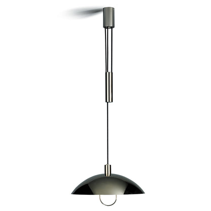 Bauhaus Counterweight Pendant 50 | Nickel Plated and Polished Aluminium