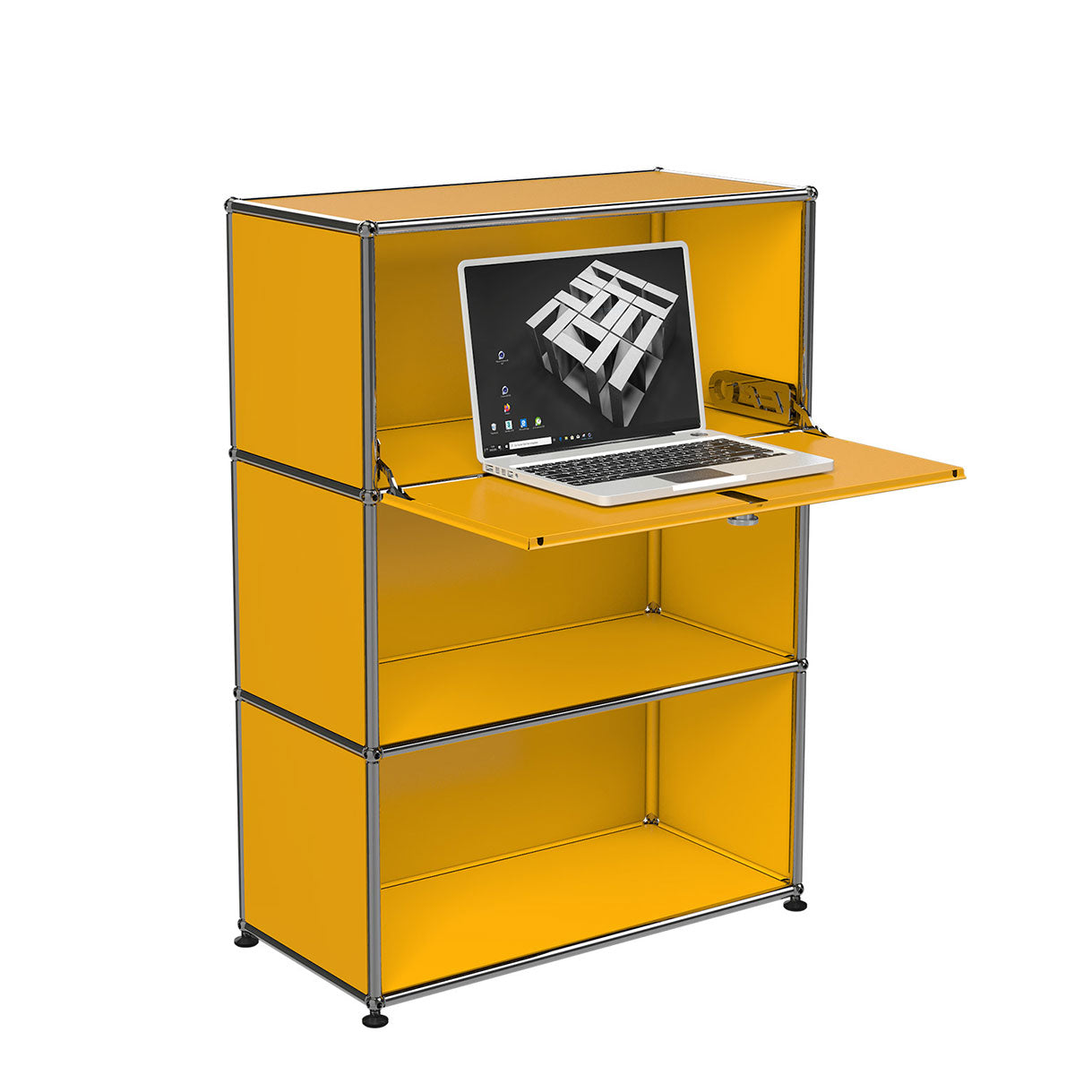 USM Home Office Bureau 06 | Golden Yellow Lacquer Panels