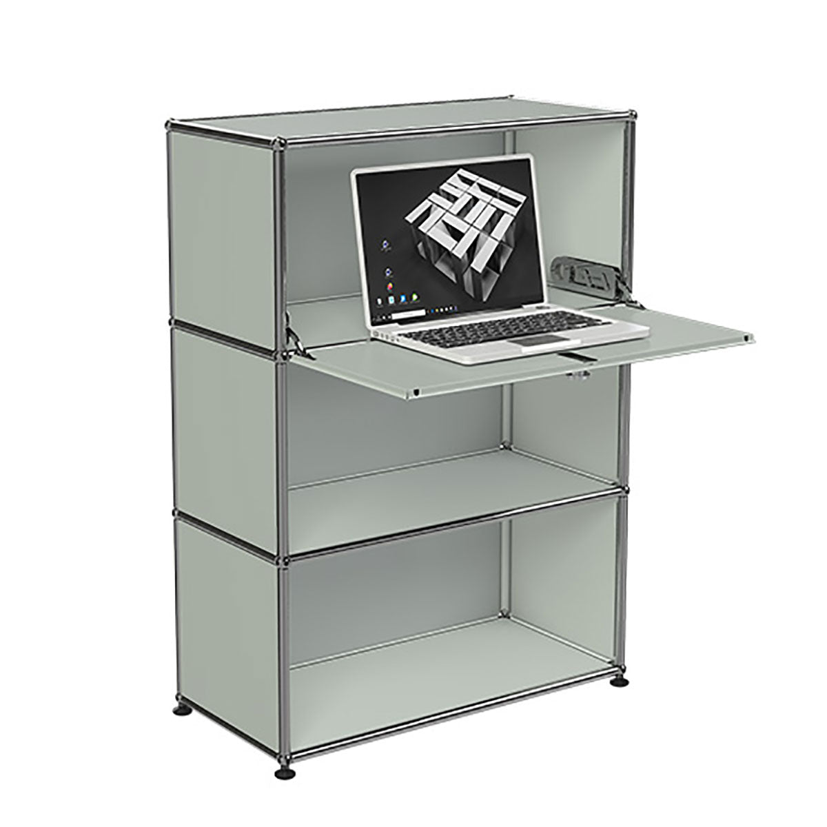 USM Home Office Bureau 06 | Light Grey Lacquer Panels